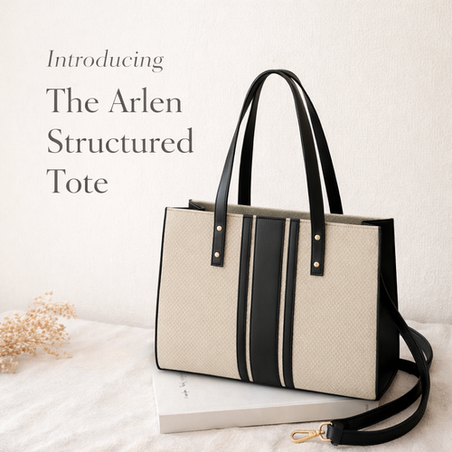 structured tote bag for women