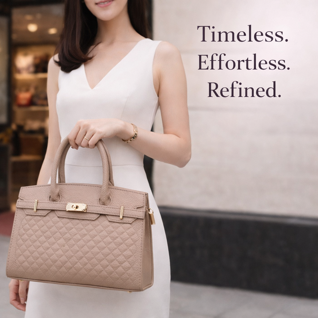 small structured tote bag for women