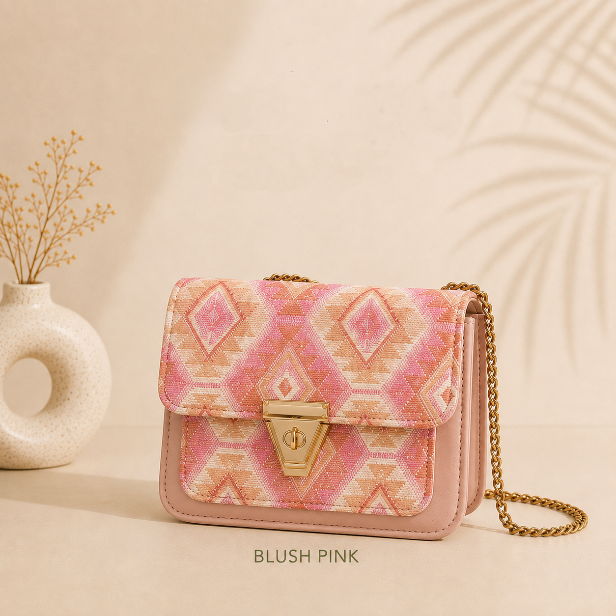 patterned crossbody bag