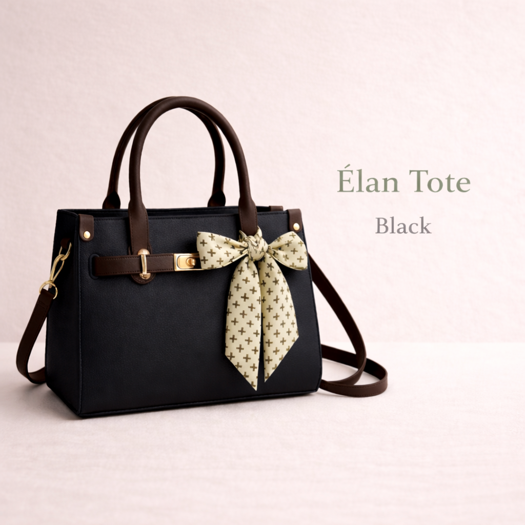 Carry In Élan Tote in classic black