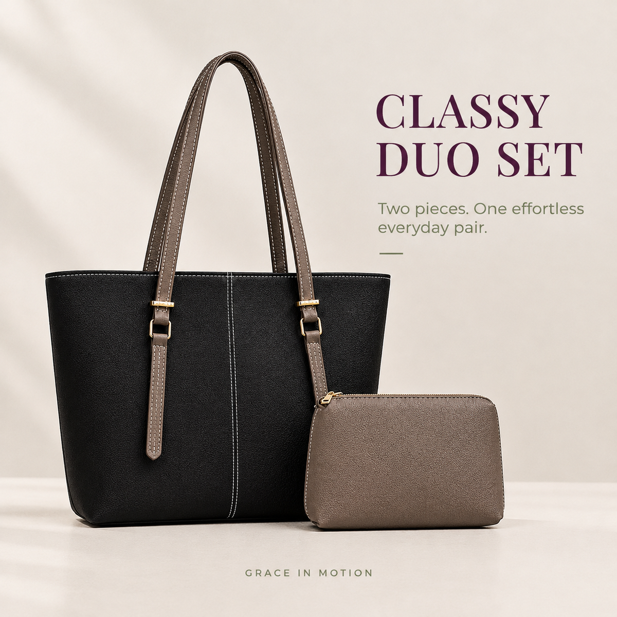 Classy tote set for women in Pakistan