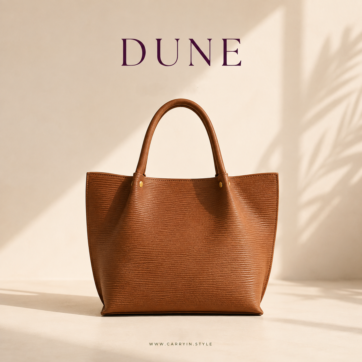 brown textured women's handbag