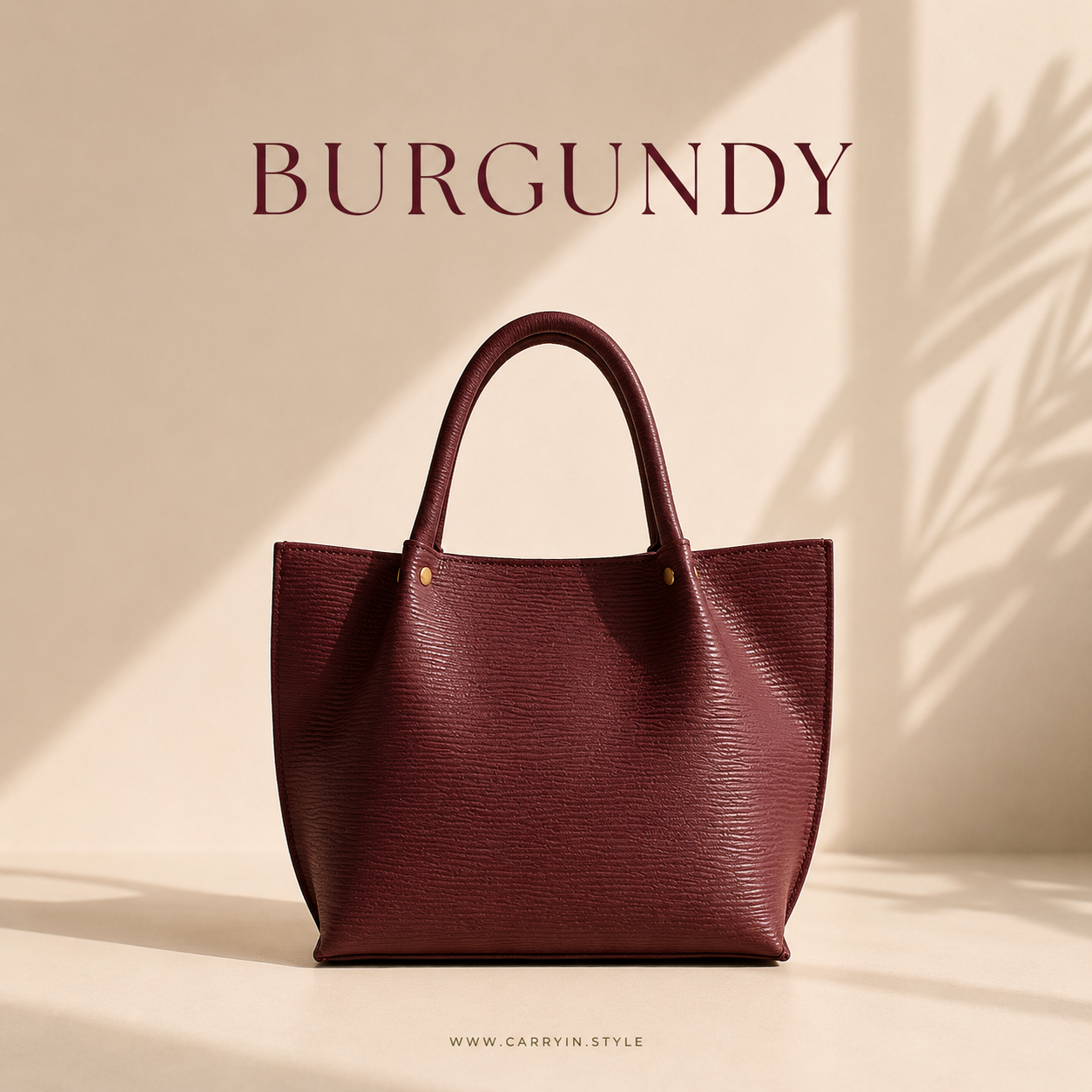 tote bag textured finish