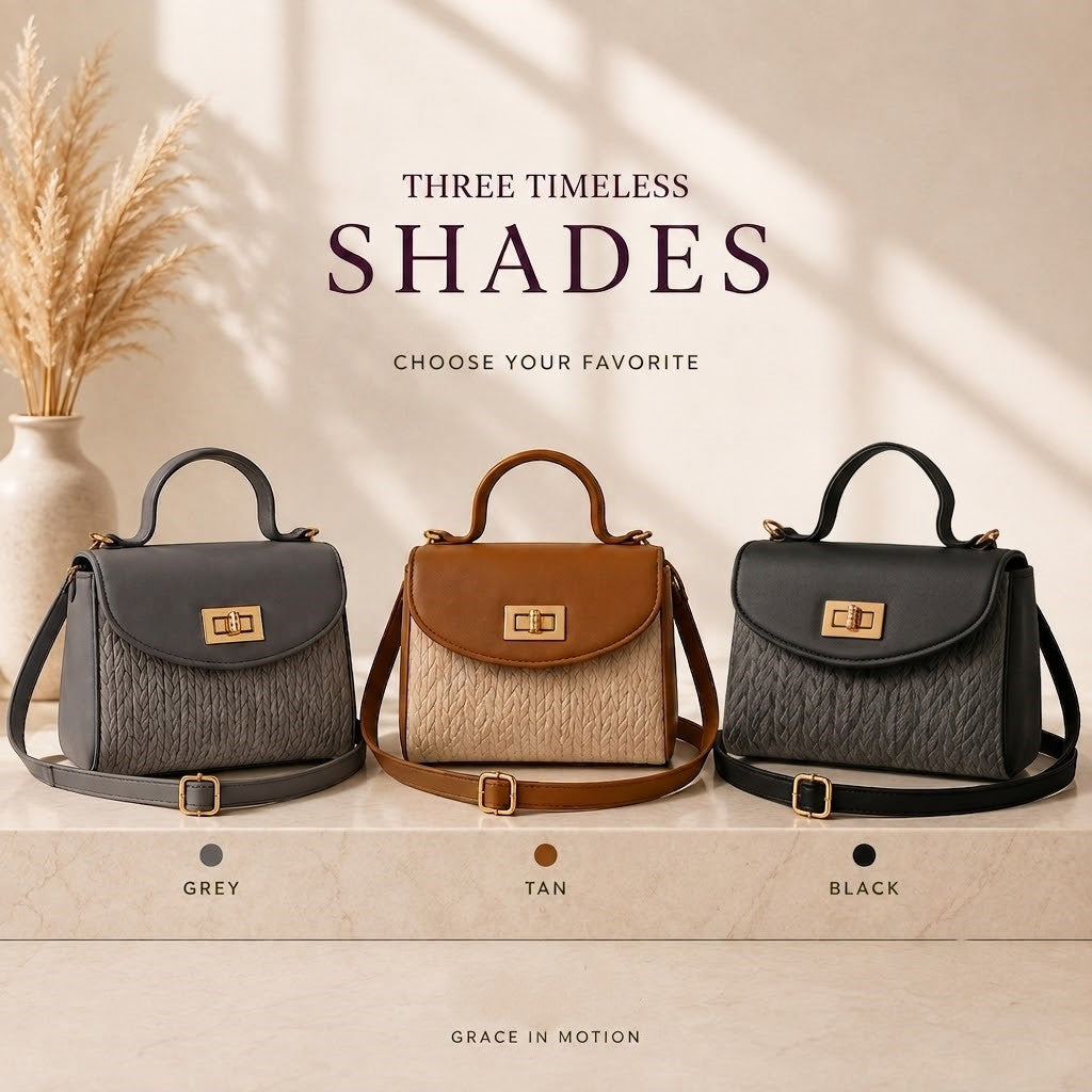 Woven texture handbag