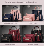 Elegant structured tote bag for women