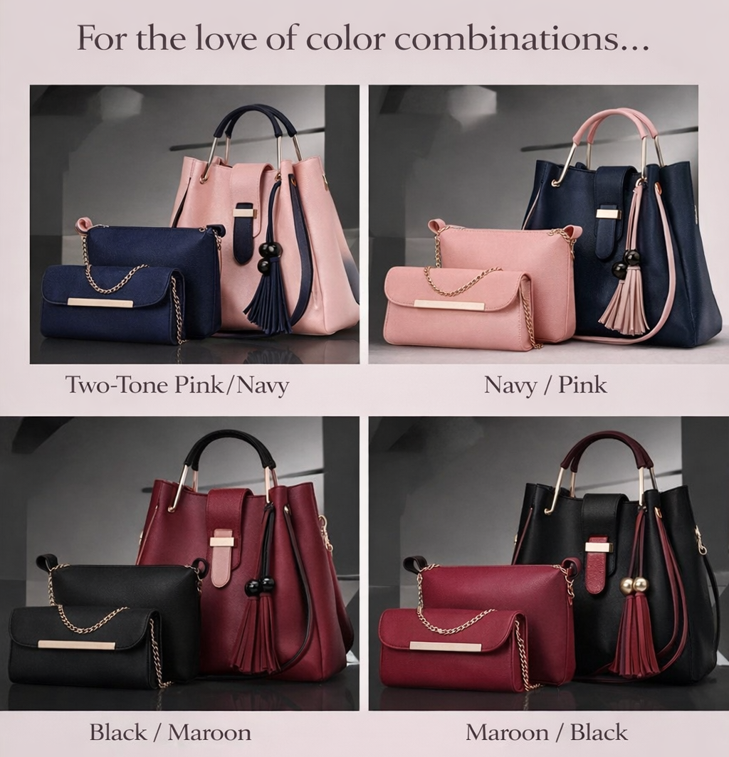 Elegant structured tote bag for women