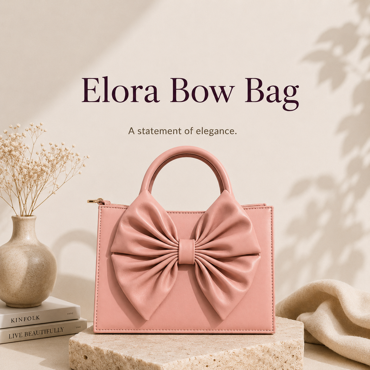 light pink  handbag