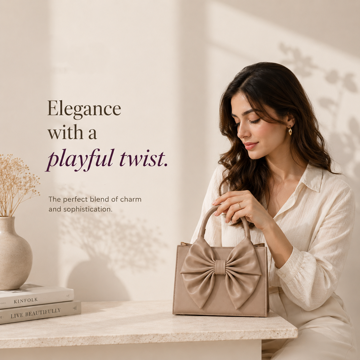Statement handbag for women