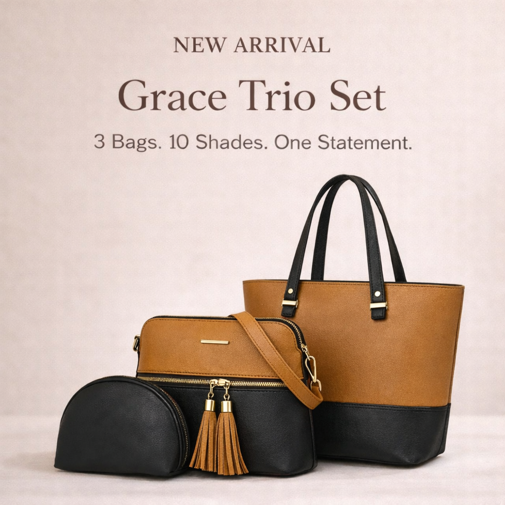 Grace Trio Set 3 piece handbag set 