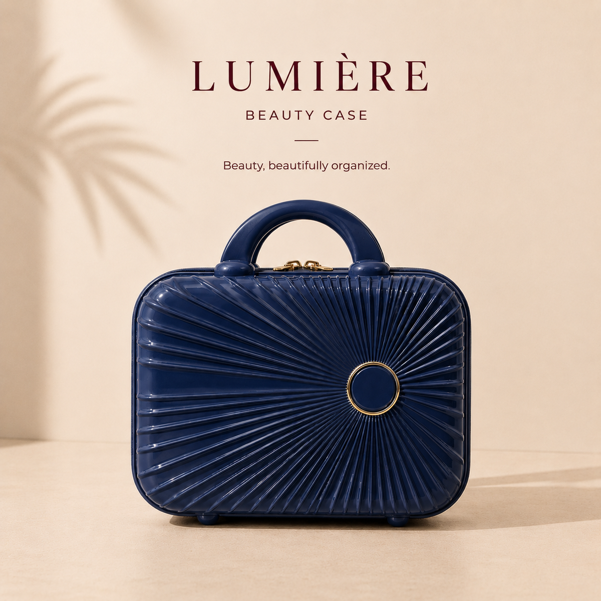 Luxury travel organizer for cosmetics and accessories