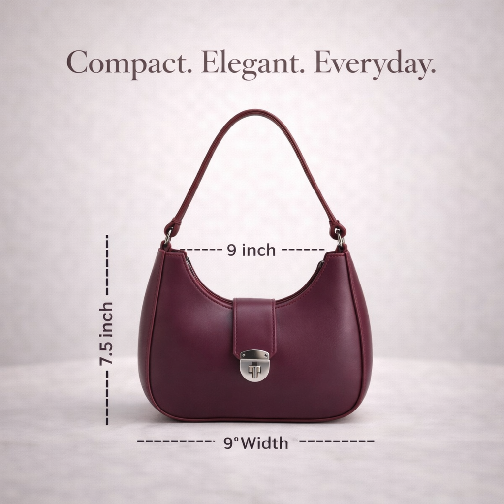 minimalist shoulder bag for women