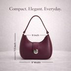 minimalist shoulder bag for women
