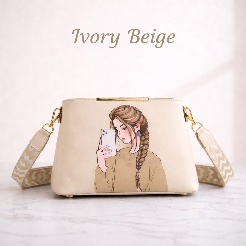 cute printed handbag for women
