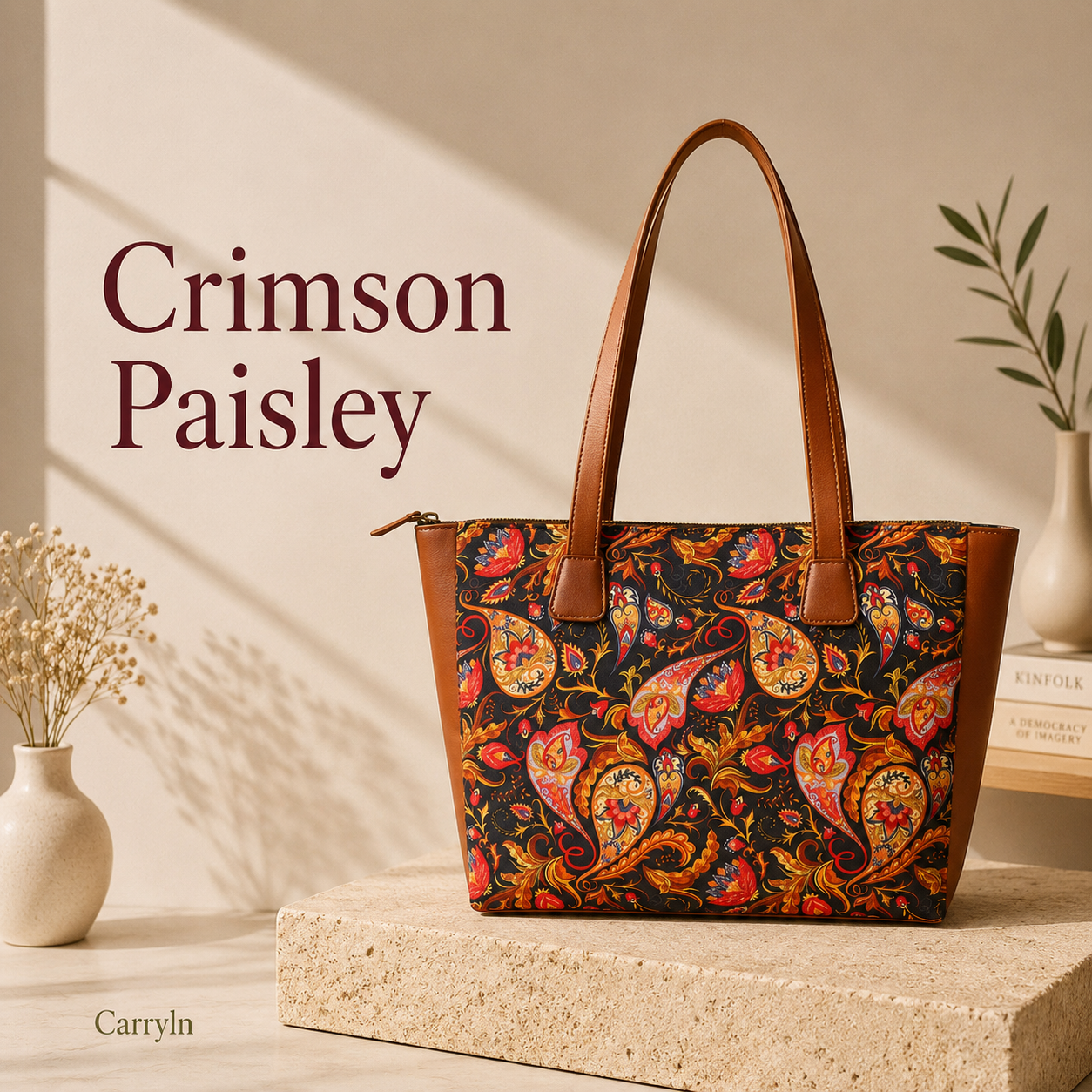Elegant Printed Handbag