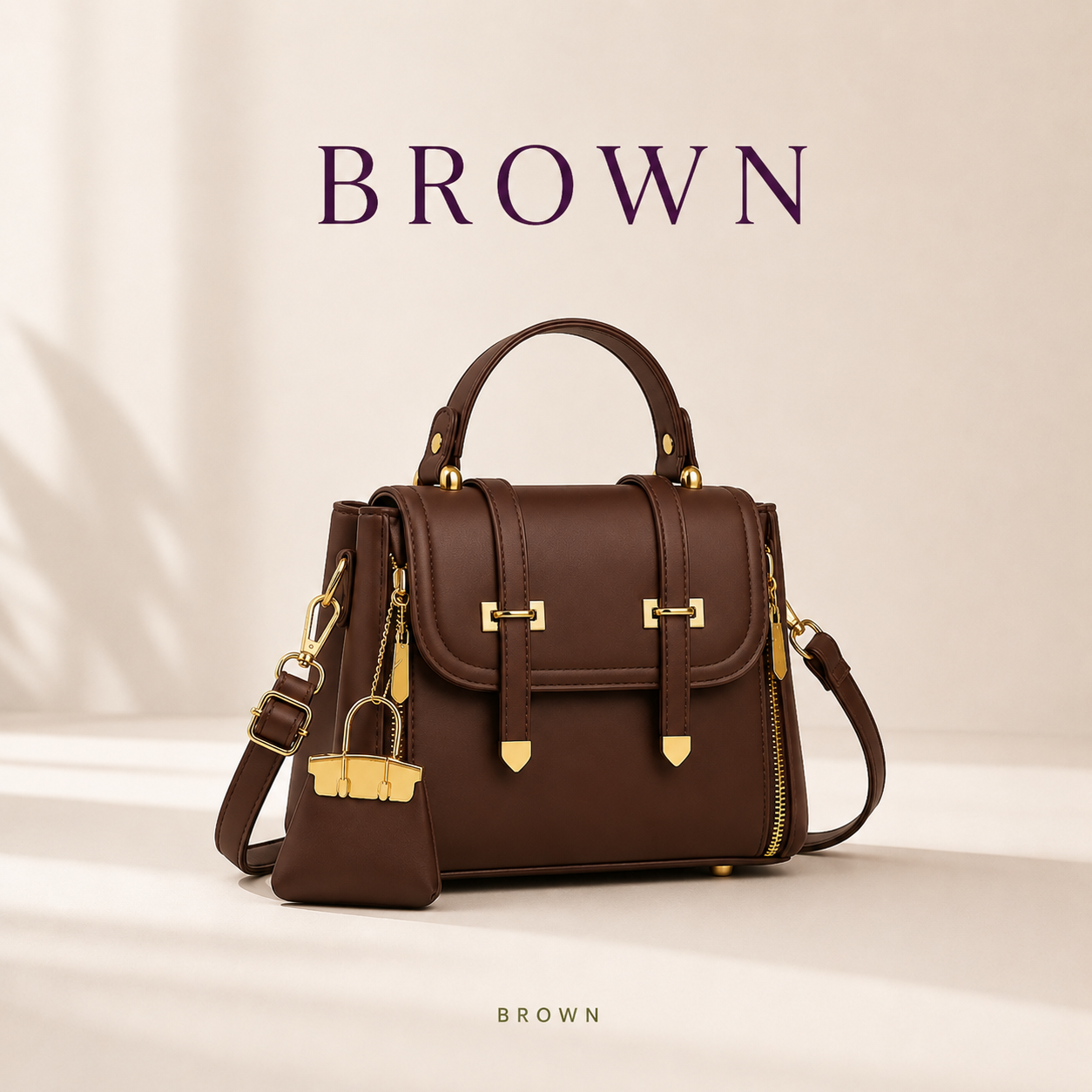 women's handbag with shoulder strap