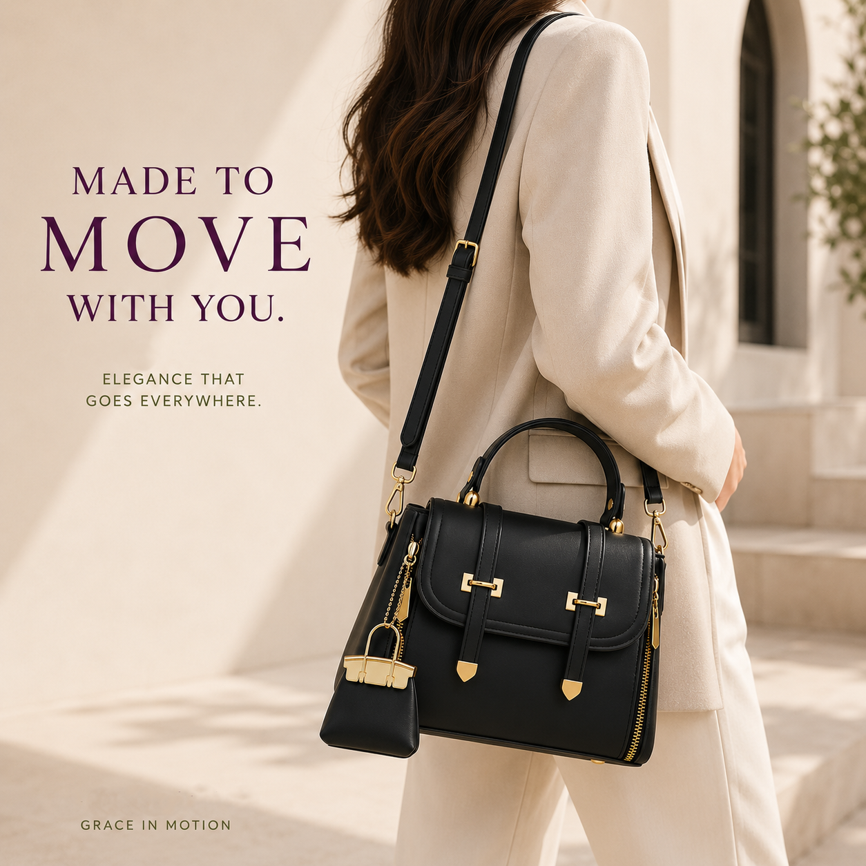 structured office handbag for women