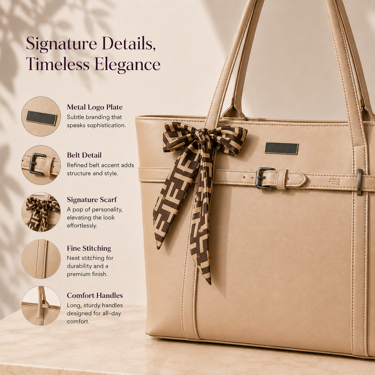 elegant women's handbag