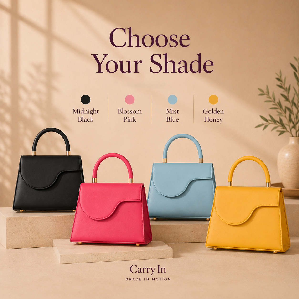 elegant top handle bag