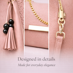 blush pink handbag set