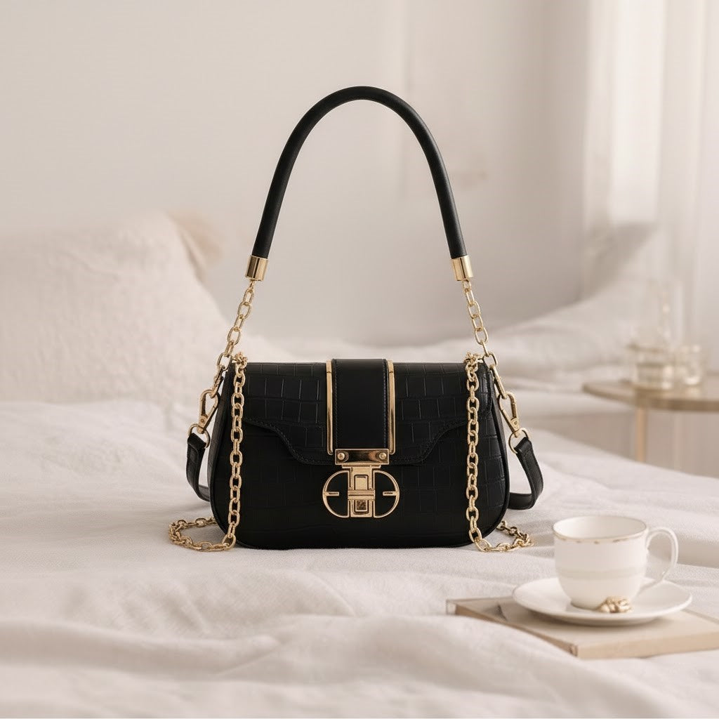 Velora – Croc Shoulder Bag