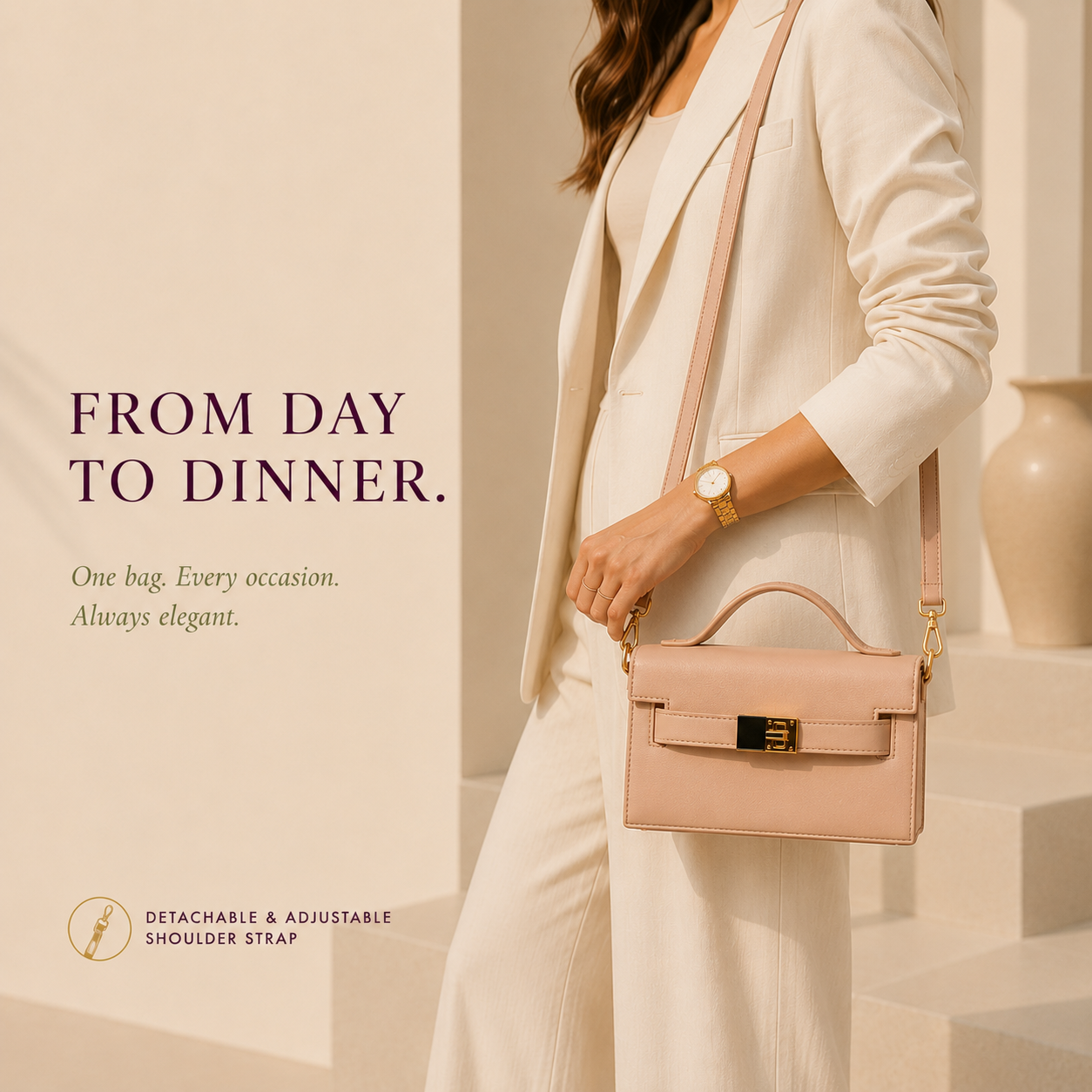 Top Handle Crossbody Bag for Women