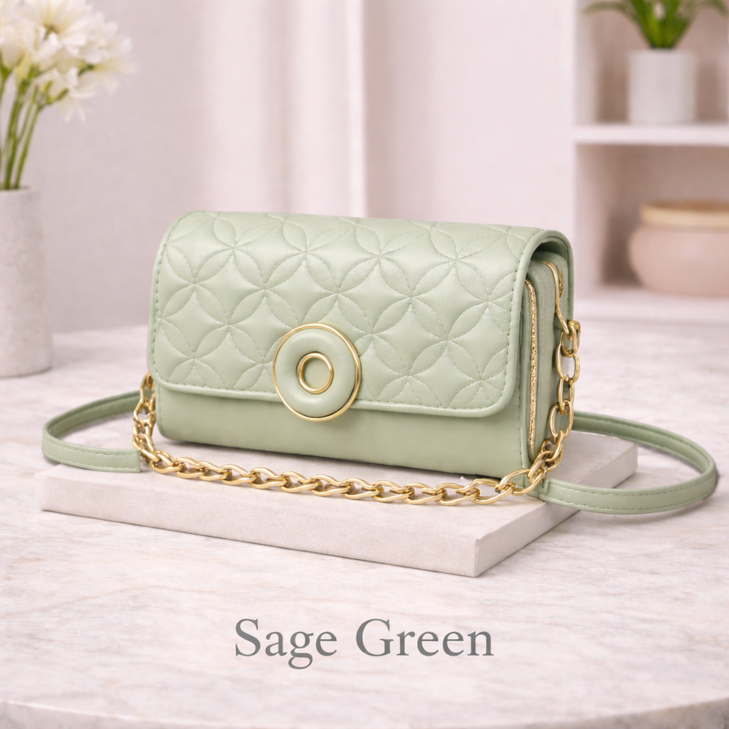 green crossbody bag
