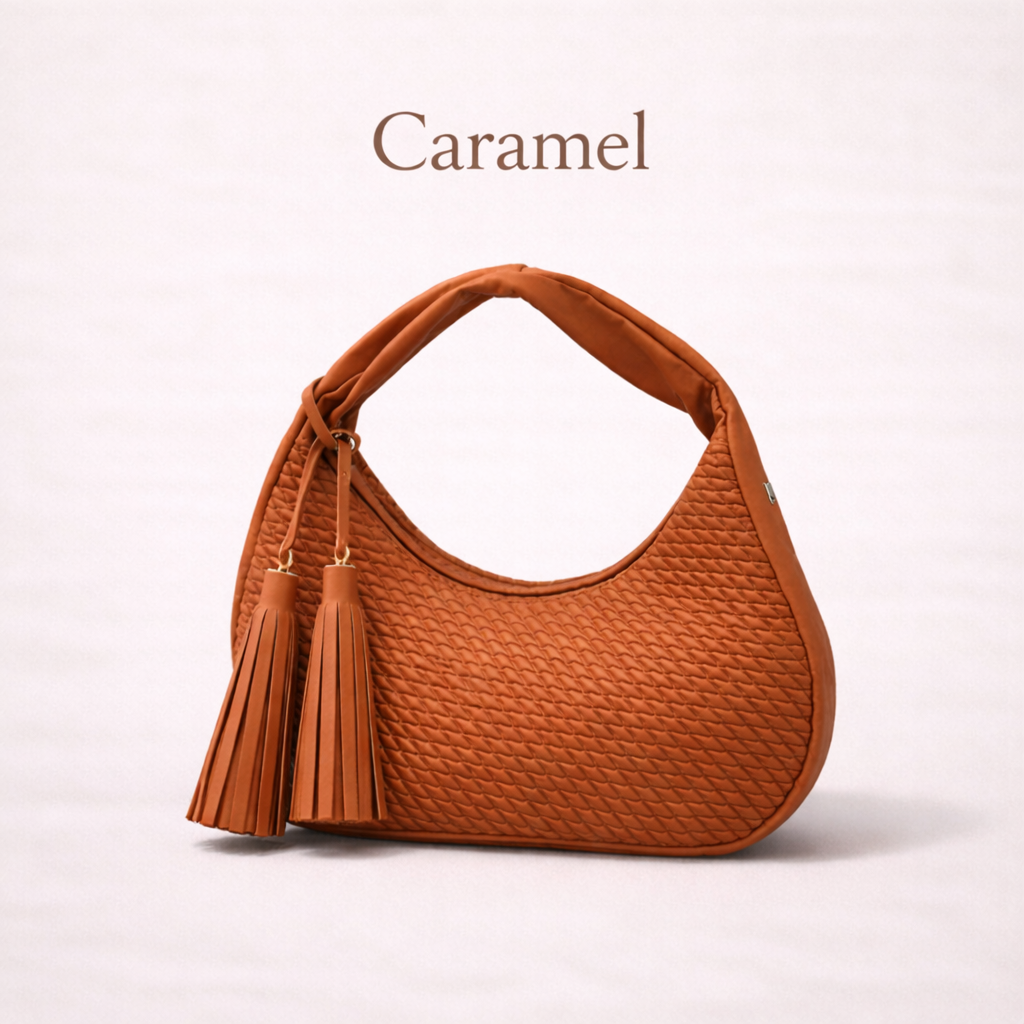 caramel shoulder bag