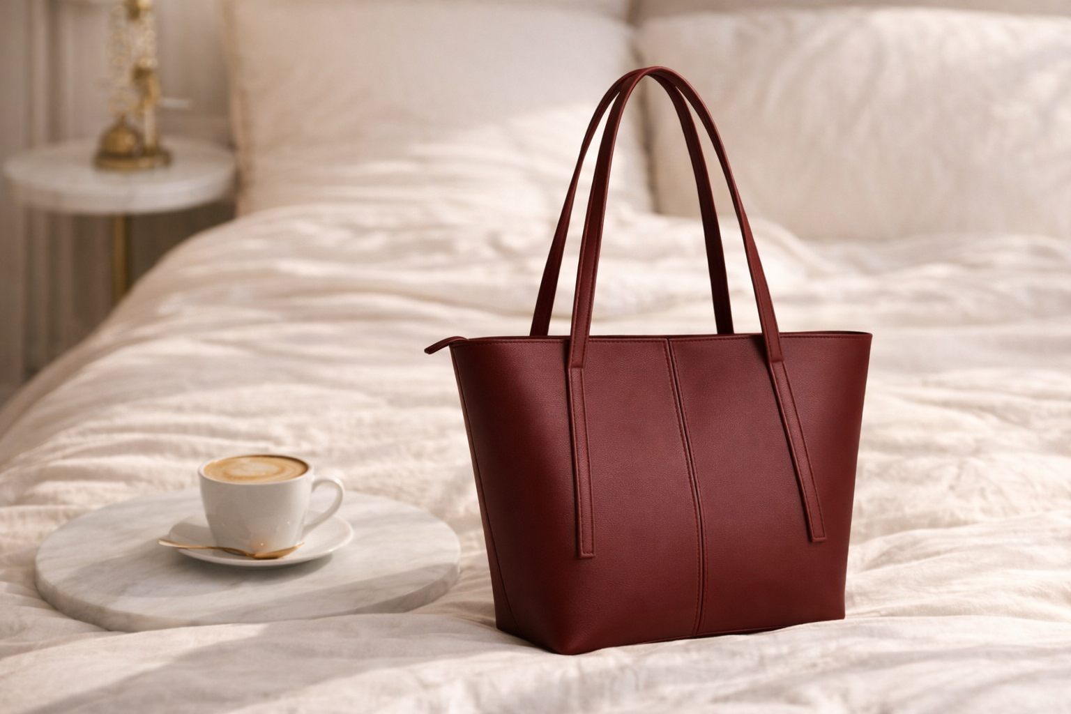 luxury office handbag