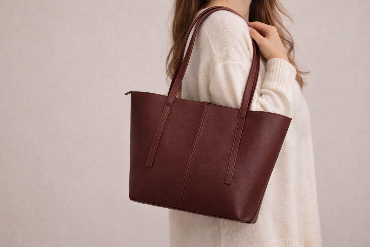 modern structured handbag