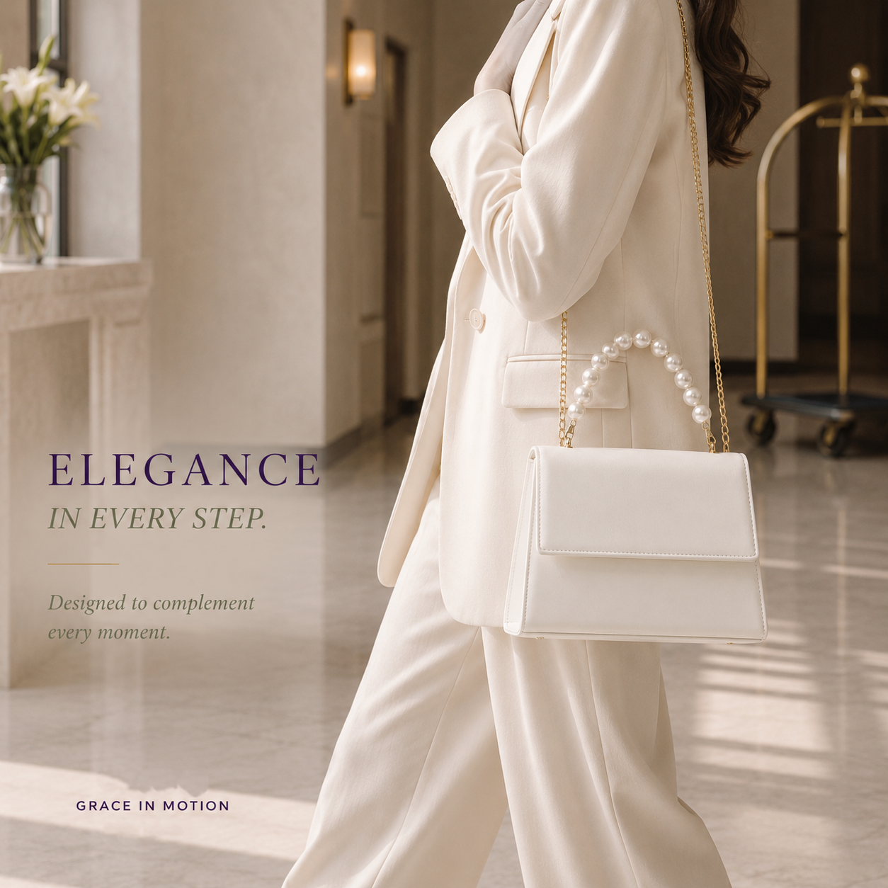 evening handbag pearl handle