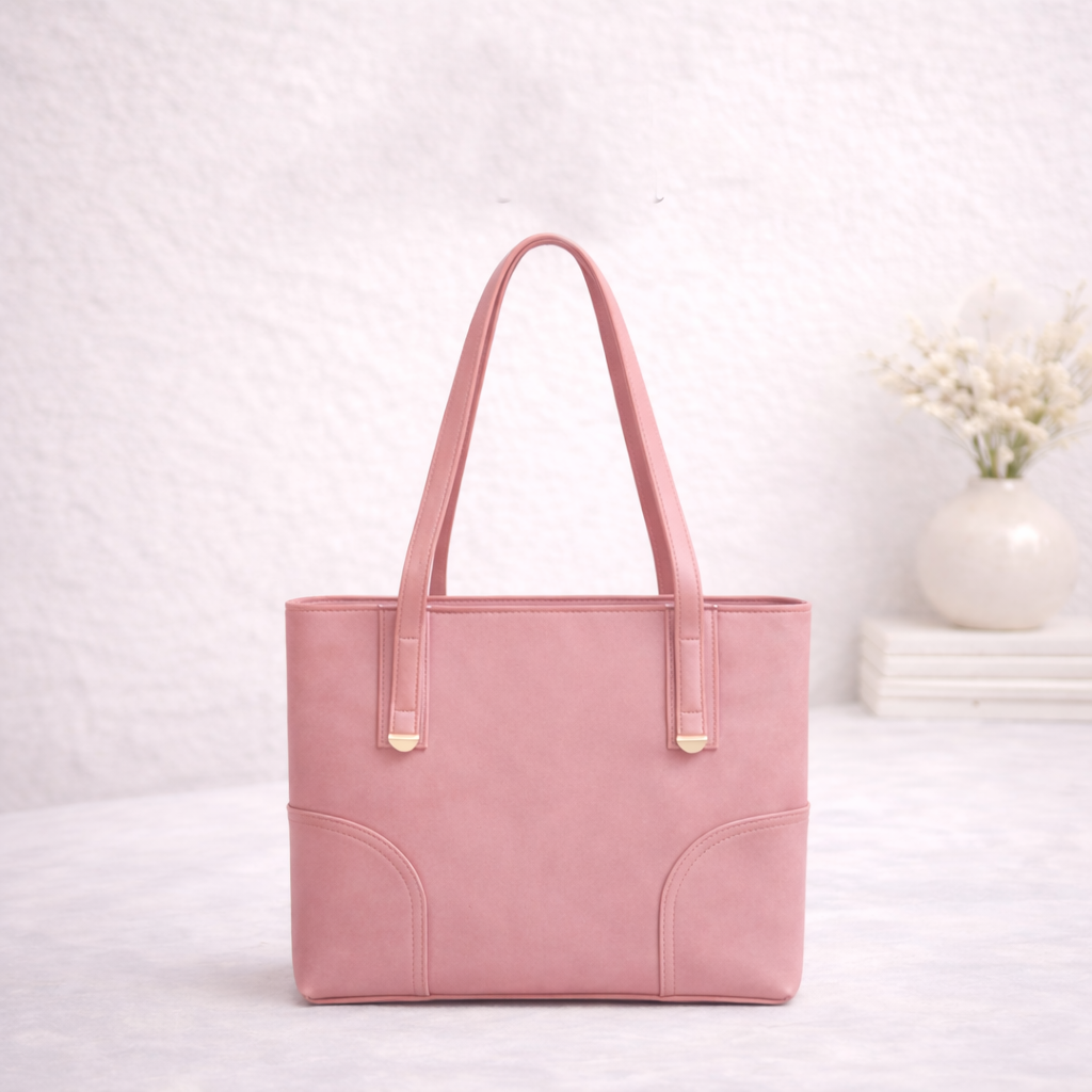 sienna tote blush pink handbag