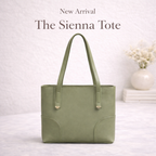 sienna tote handbag olive green 

