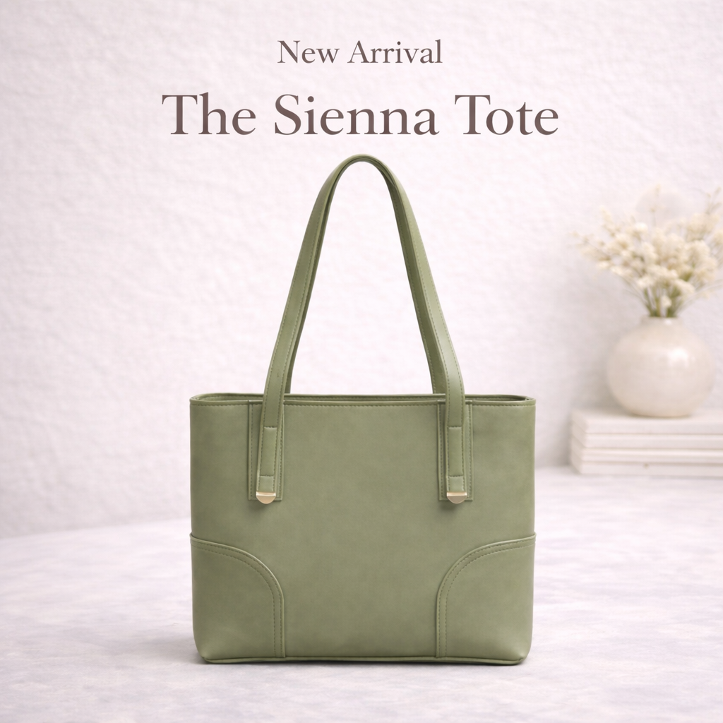 sienna tote handbag olive green 
