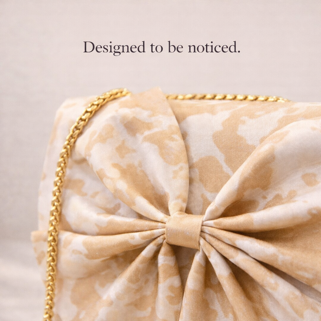 Elegant statement shoulder bag with gold chain